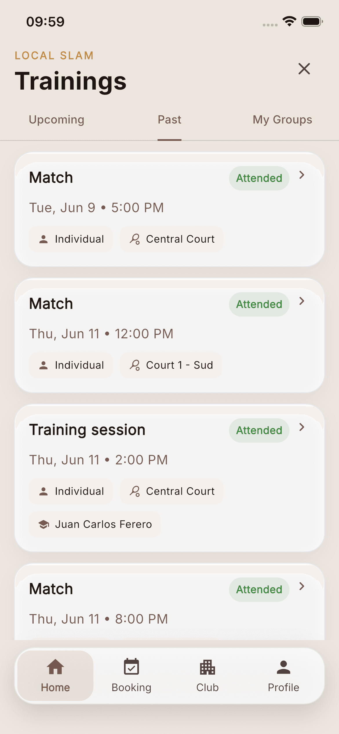 Local Slam — Session History